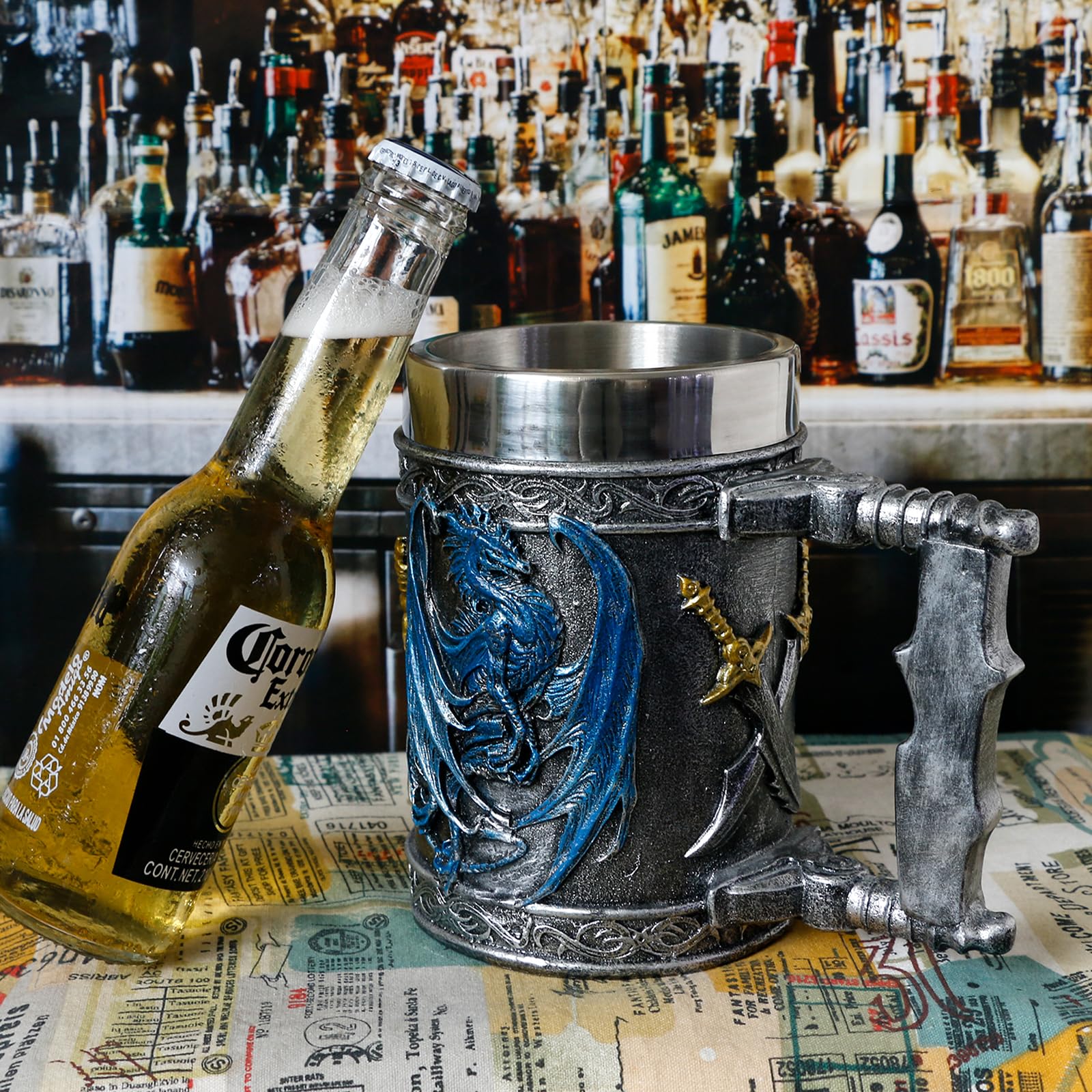 Alikiki uso versátil, sirve cerveza, café o té