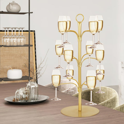 ALIMOTA torre-copas-cocktail, diseño giratorio para acceso rápido.