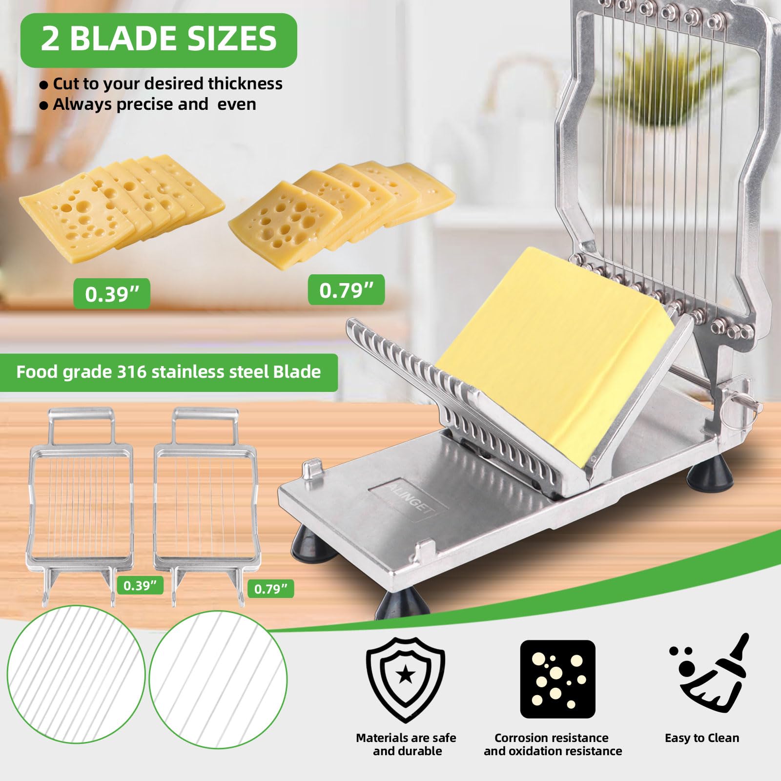 ALINGET mango-ergonomico-corte: agarre cómodo y precisión en cada rebanada