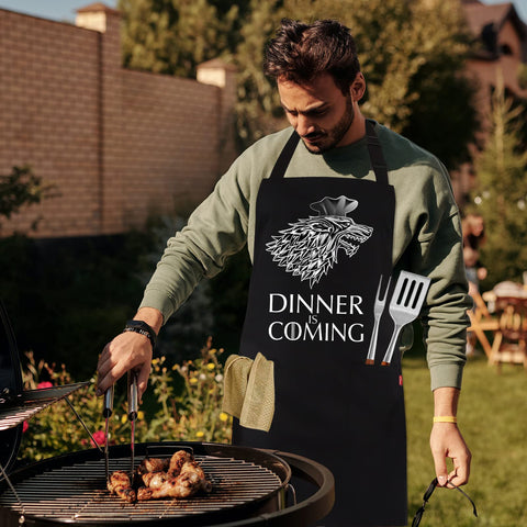 ALIPOBO delantal para cocina, barbacoa, horneado y jardinería