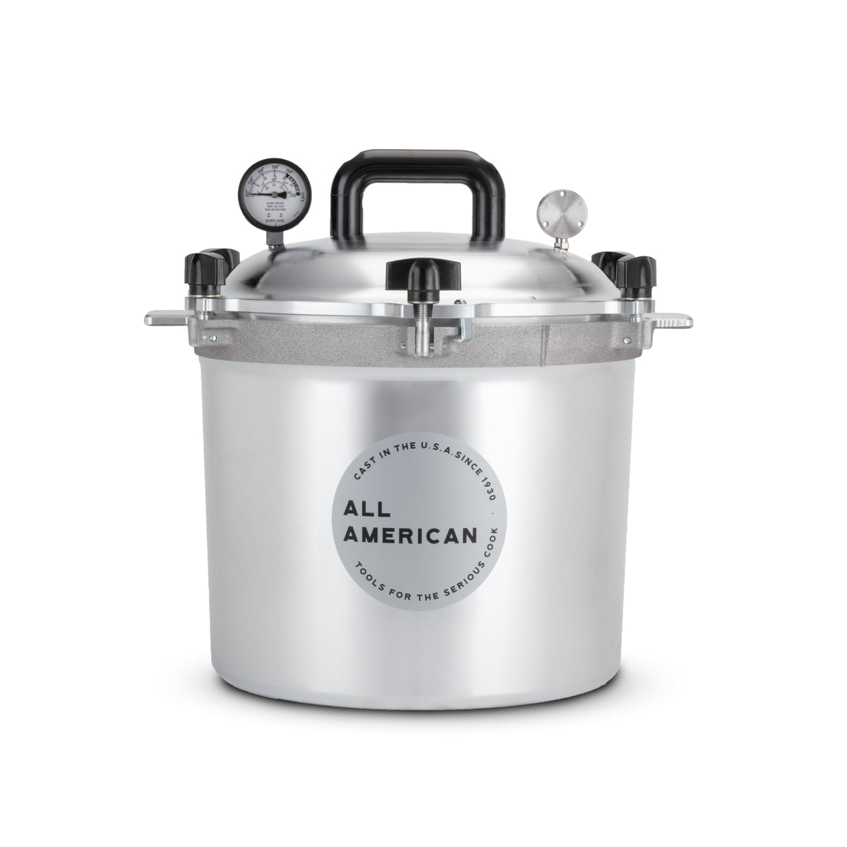 All American 1930, olla a presión de 21-5qt para conservas caseras.