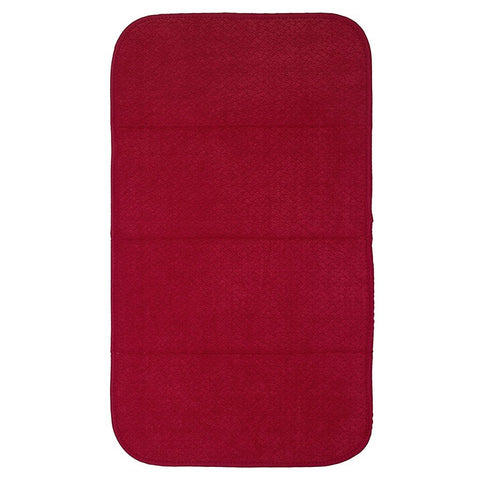 Alfombra All-Clad de secado, color chili, superficie antideslizante para platos.