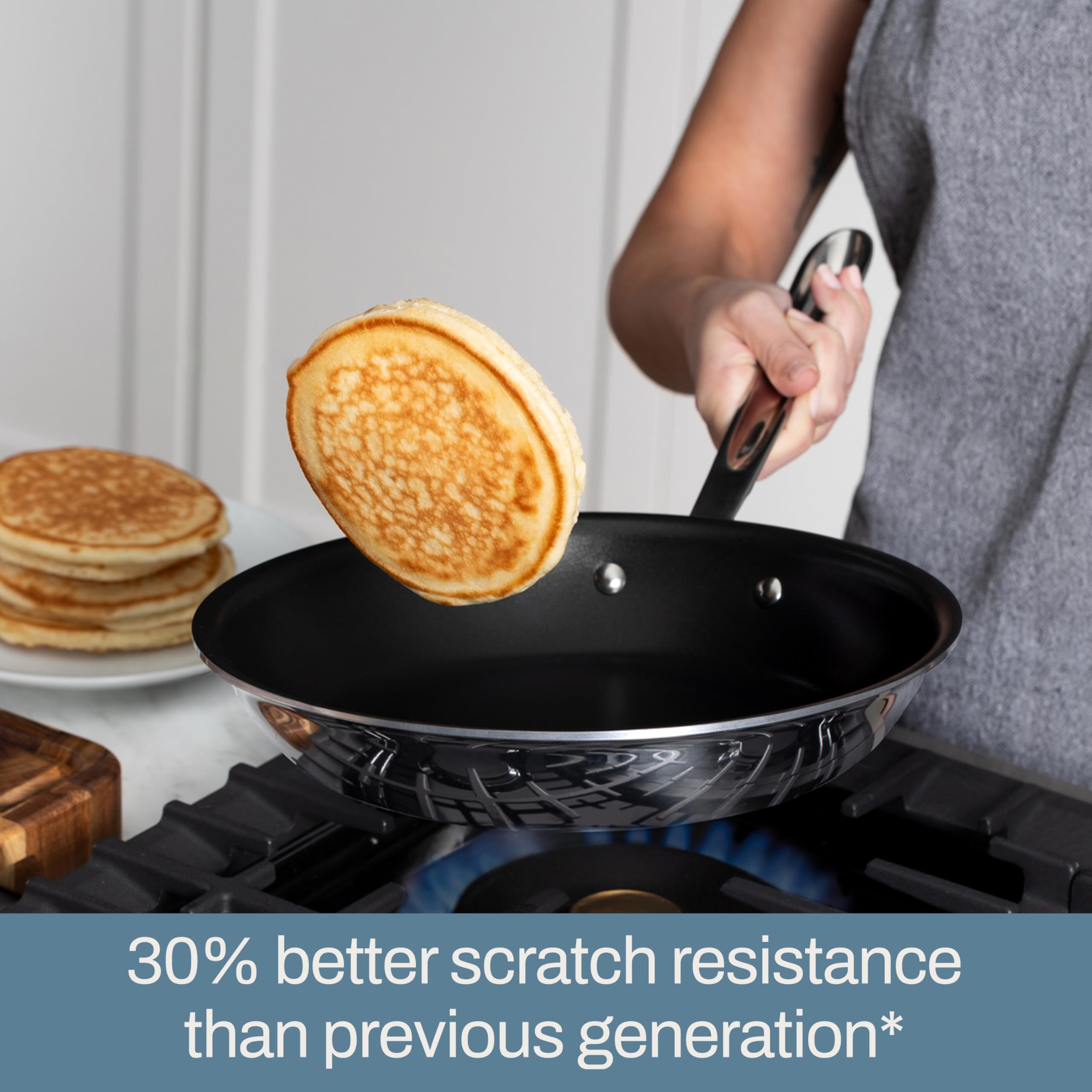 All-Clad D3 Pro 8 pulgadas apta para horno 500°F y cocción versátil