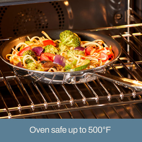 All-Clad D3 Pro 8 pulgadas uso profesional y fácil limpieza