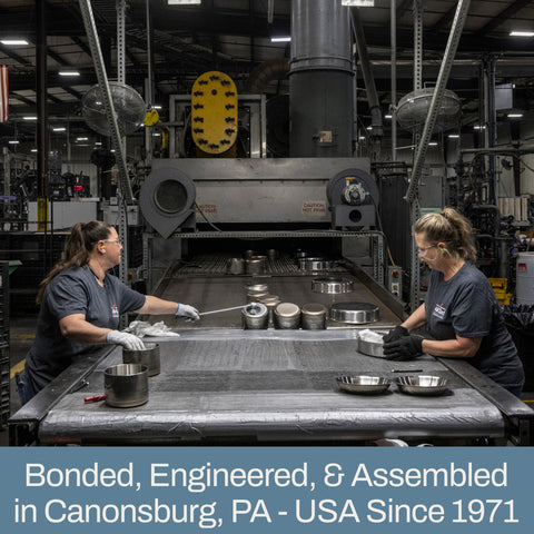 All-Clad D3, fabricada en EE. UU. y ensamblada en Canonsburg.