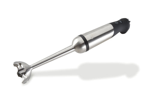 All-Clad licuadora de inmersión en acero inoxidable, turbo de 600W para batidos y cremas.