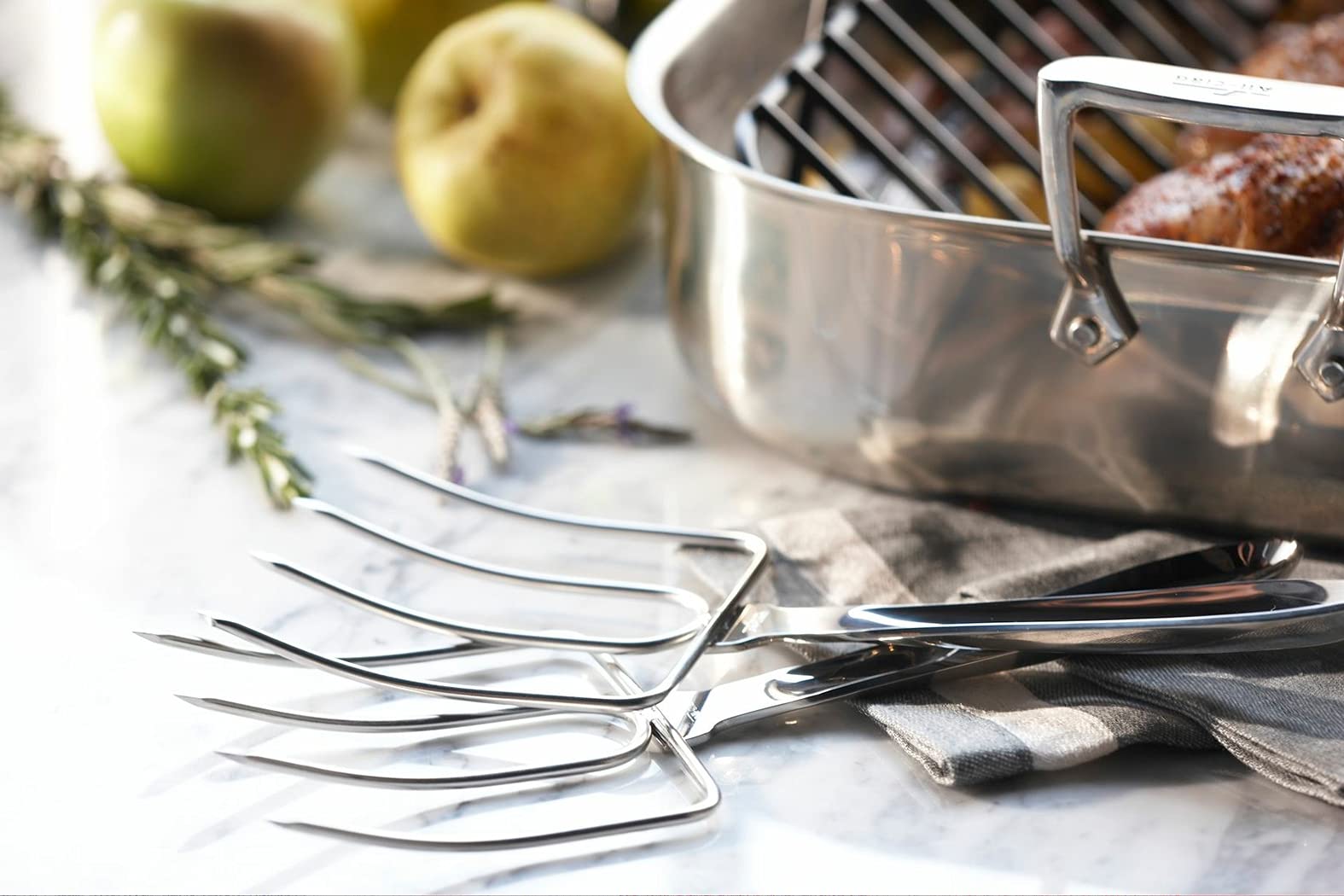 All-Clad tenedor lavavajillas seguro, fácil limpieza y cuidado