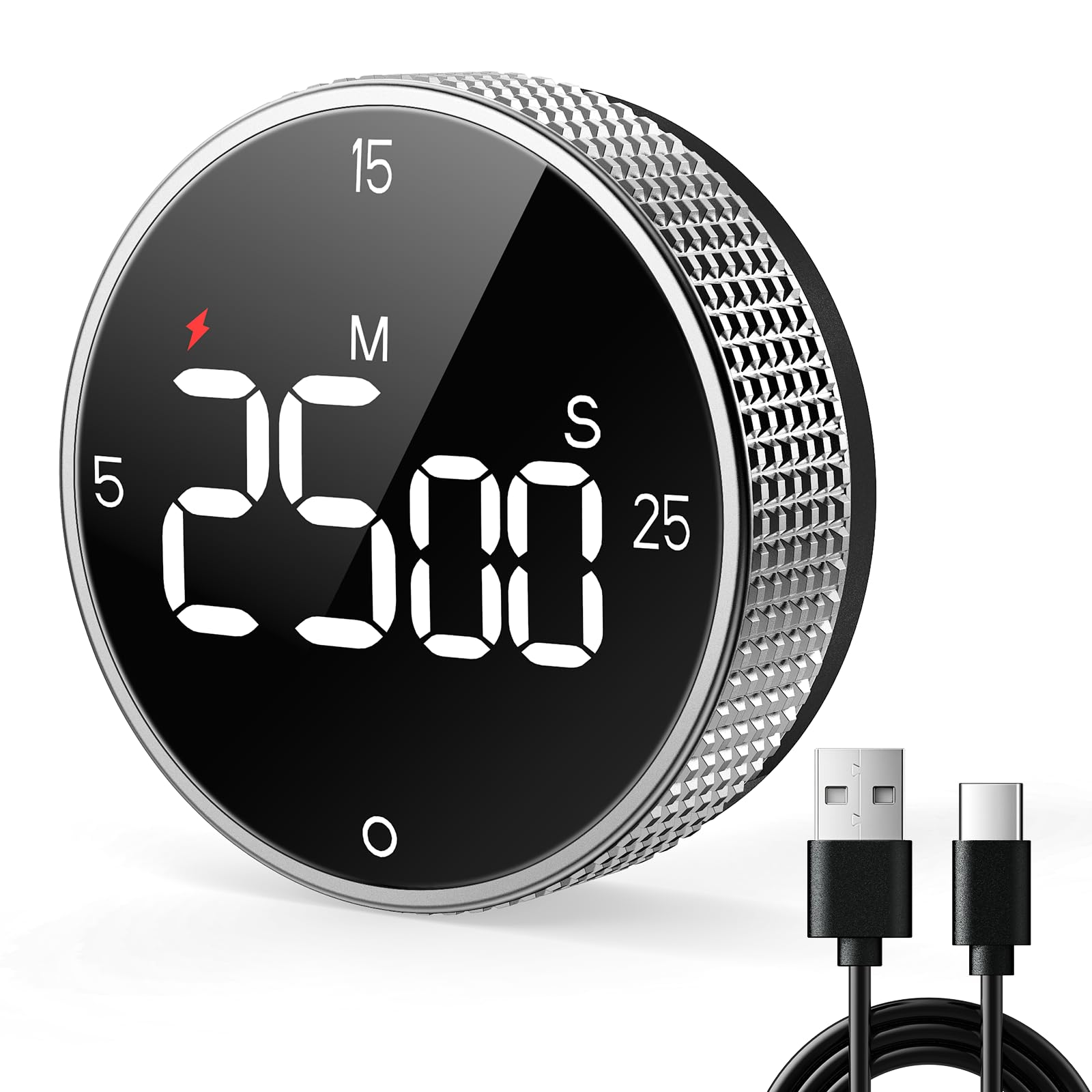 Allbean temporizador de cocina magnético en el frigorífico para un control preciso del tiempo.