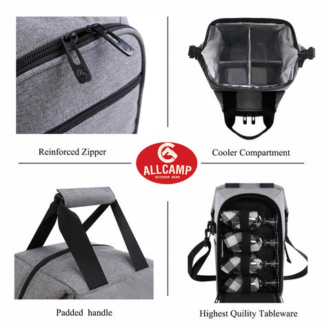 ALLCAMP OUTDOOR GEAR correa ajustable para transportar la bolsa