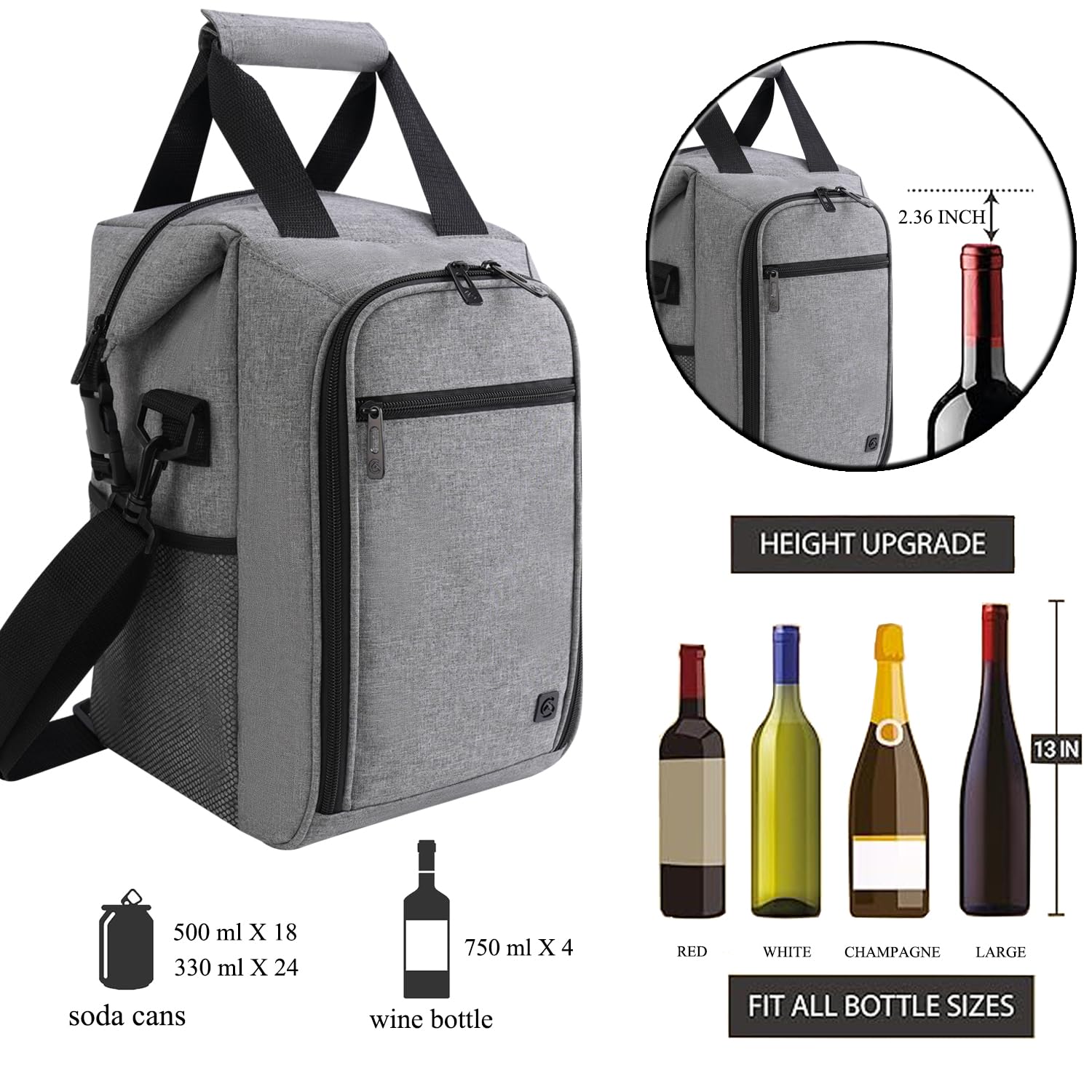 ALLCAMP OUTDOOR GEAR sacacorchos inoxidable incluido para abrir botellas