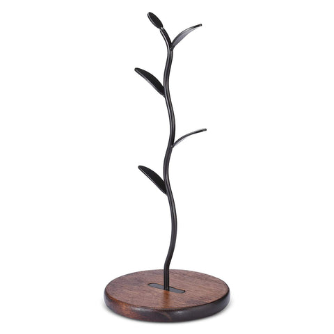 ALLCENER árbol portatazas encimera, solución de almacenamiento vertical eficiente.