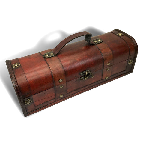allgala caja-vino-madera-antigua frontal, ideal para regalo
