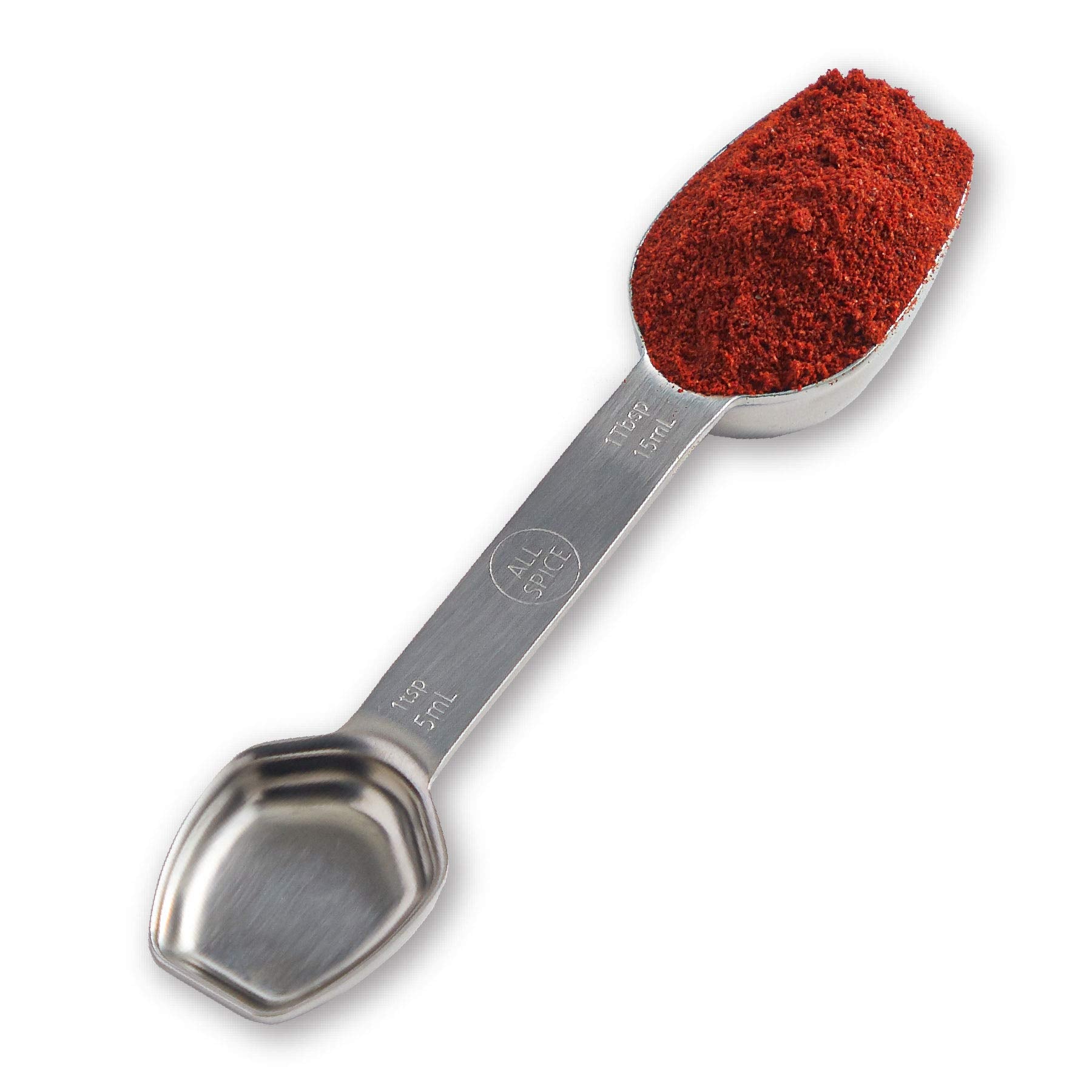 AllSpice cuchara doble: mide con precisión para recetas rápidas.