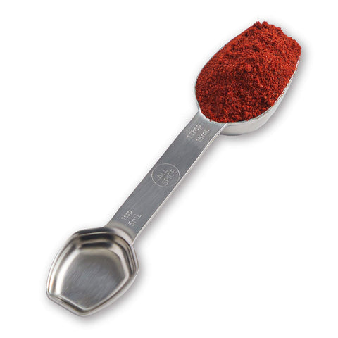AllSpice cuchara doble: mide con precisión para recetas rápidas.