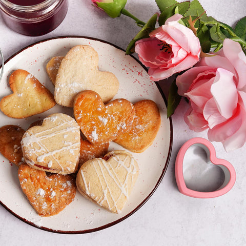 ALLTOP cortadores de corazón 2,5 cm para tapas y rellenos creativos.