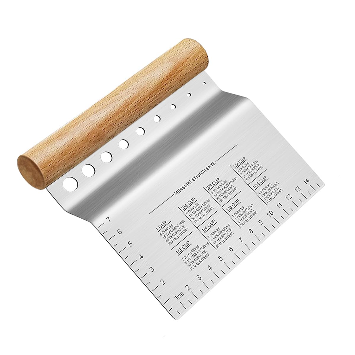 ALLTOP raspador de masa con cuchilla inoxidable para amasar y cortar con control