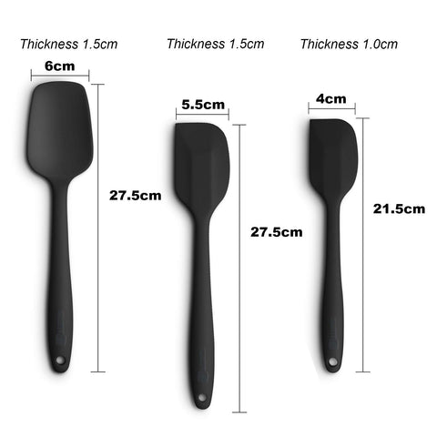 ALLWIN-HOUSEWARE W espátula silicona cabeza flexible para volcar sin rayar