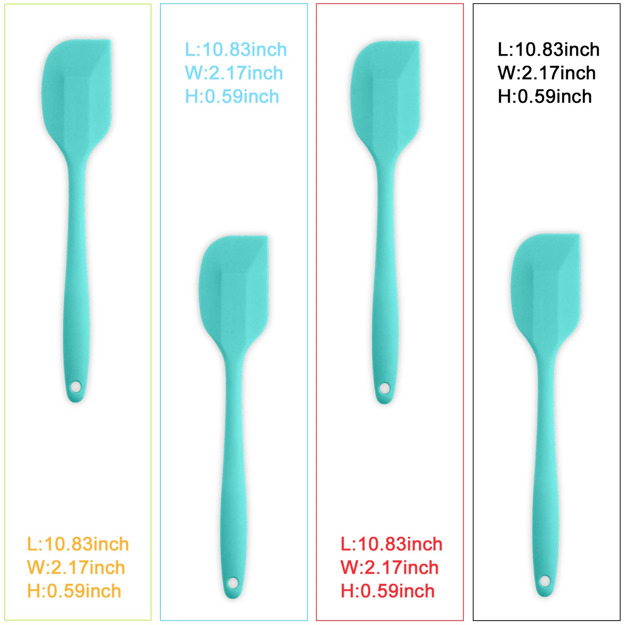 ALLWIN-HOUSEWARE W cabezal flexible evita pegarse y facilita voltear alimentos
