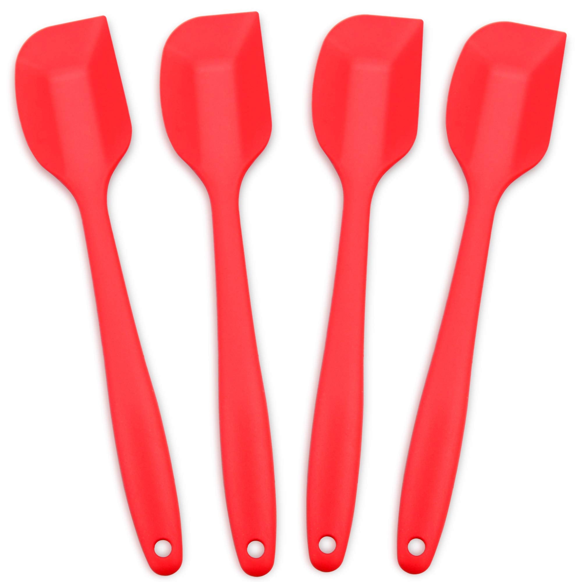 ALLWIN-HOUSEWARE W espátulas de silicona rojas para cocinar sin pegar
