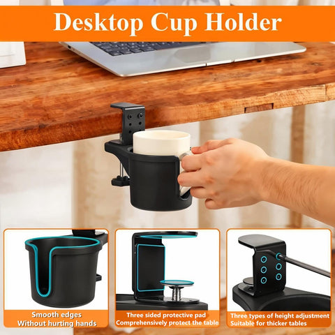 Portavasos para mesa de juego de Alosegn mantiene bebidas al alcance