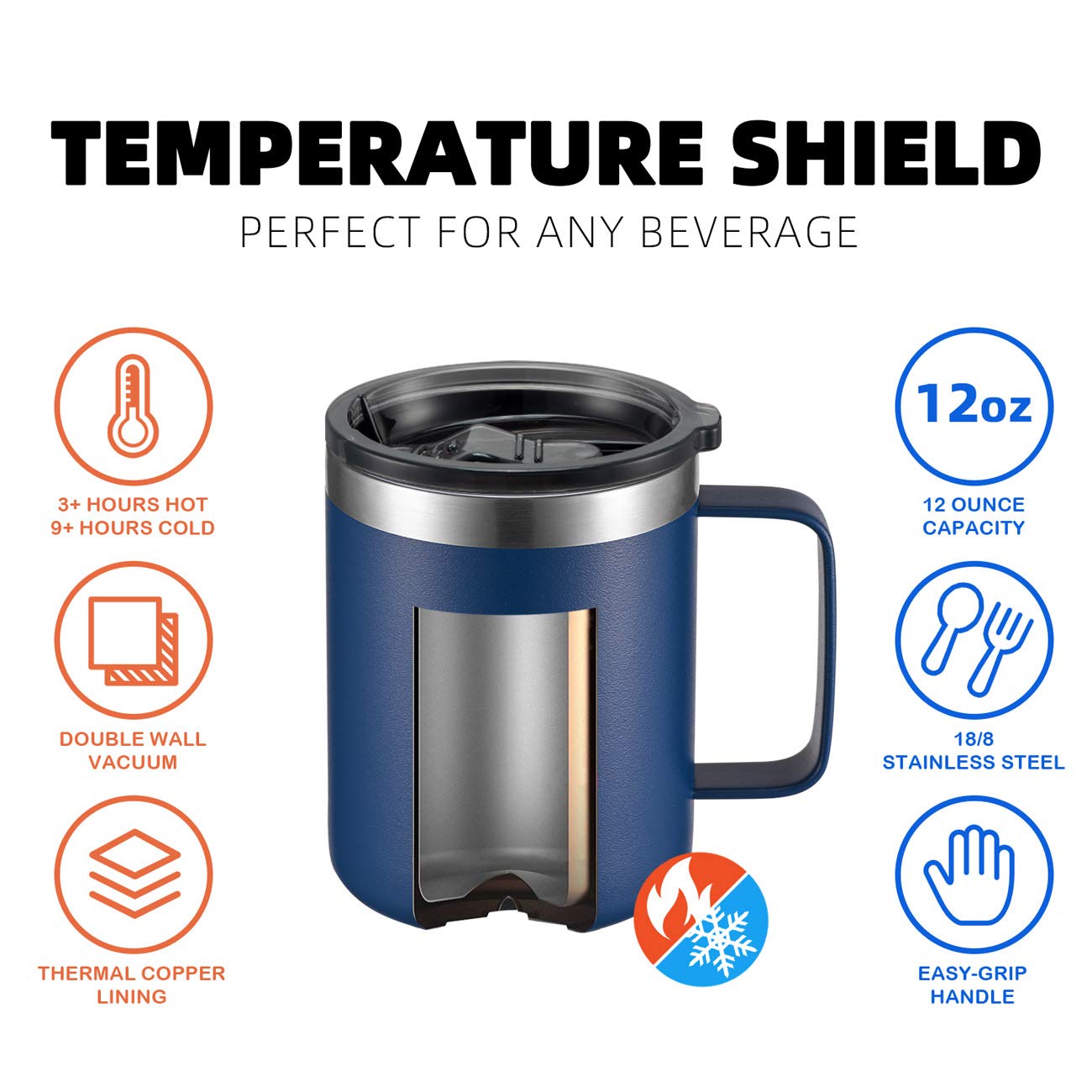 ALOUFEA mango-ergonomico-acabado-mate facilita sostener la taza incluso en movimiento.