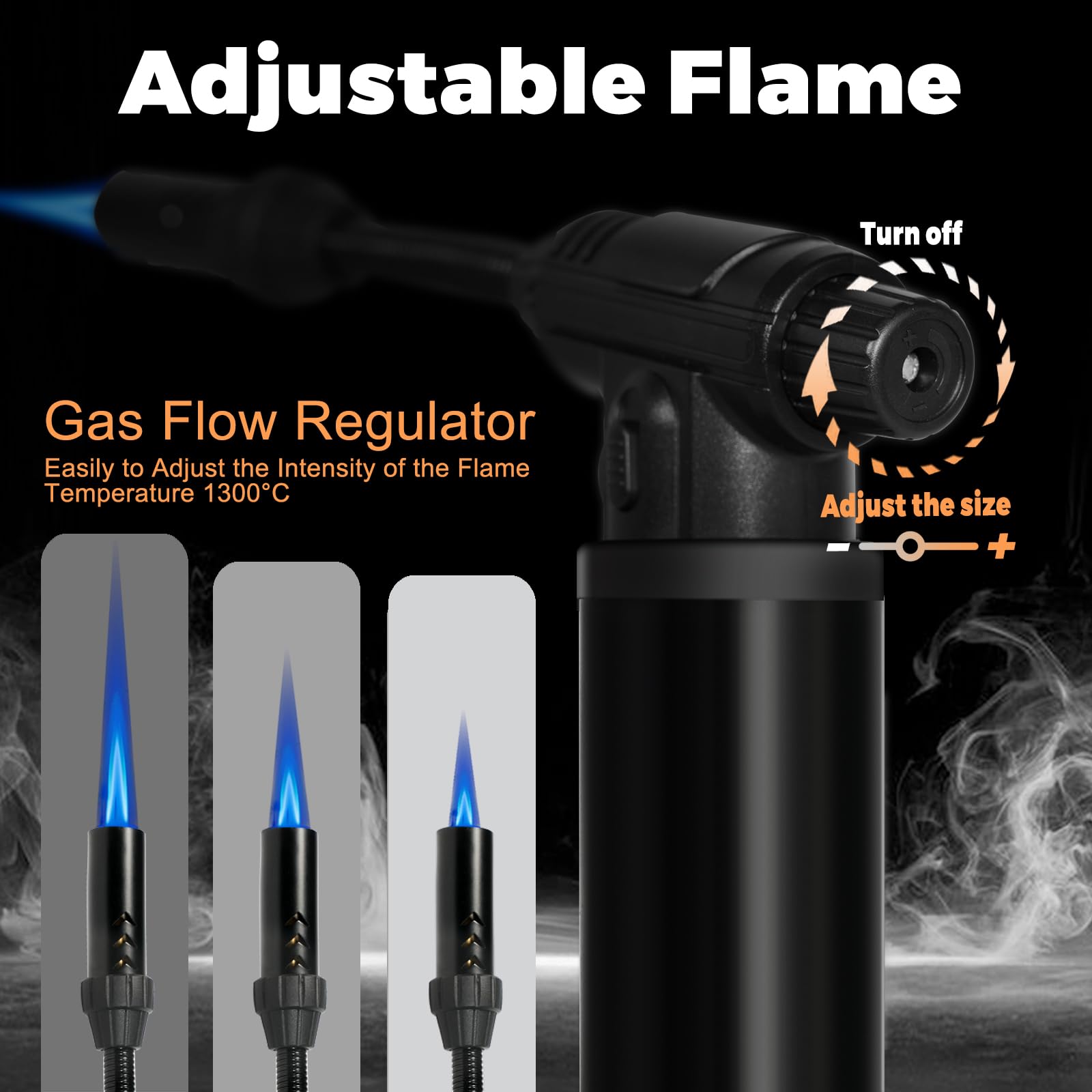 AlpCraft soplete recargable, llama estable gracias al combustible de calidad.