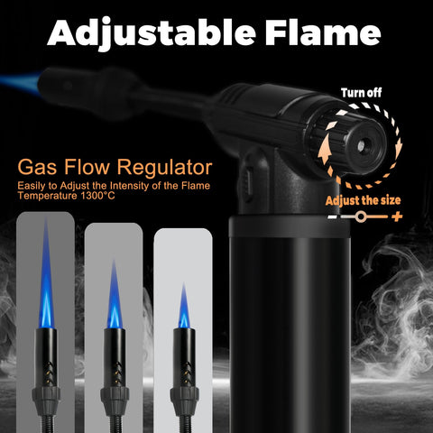 AlpCraft soplete recargable, llama estable gracias al combustible de calidad.