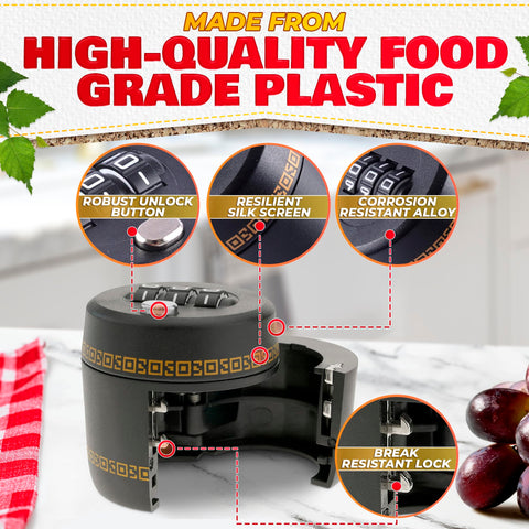 ALPENKOK plástico alimentario, resistente y fácil de limpiar para bebidas.