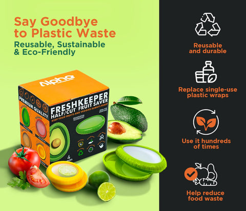 ALPHVIDI contenedor reutilizable para queso y frutos secos