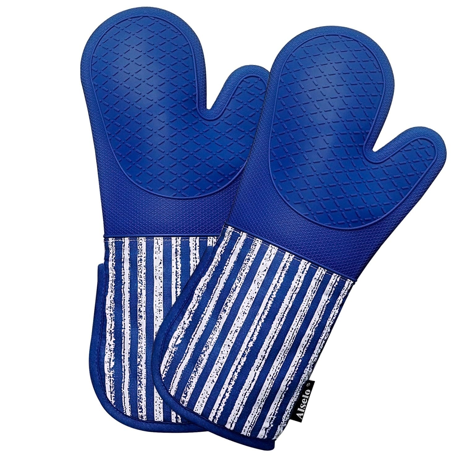 Guantes Alselo de silicona para horno de 15 pulgadas, protección frente calor extremo.