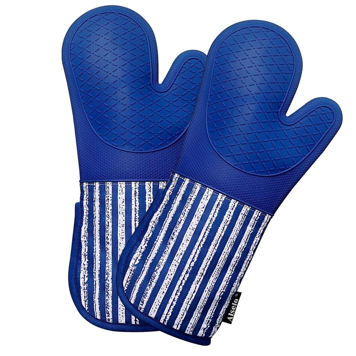 Guantes Alselo de silicona para horno de 15 pulgadas, protección frente calor extremo.