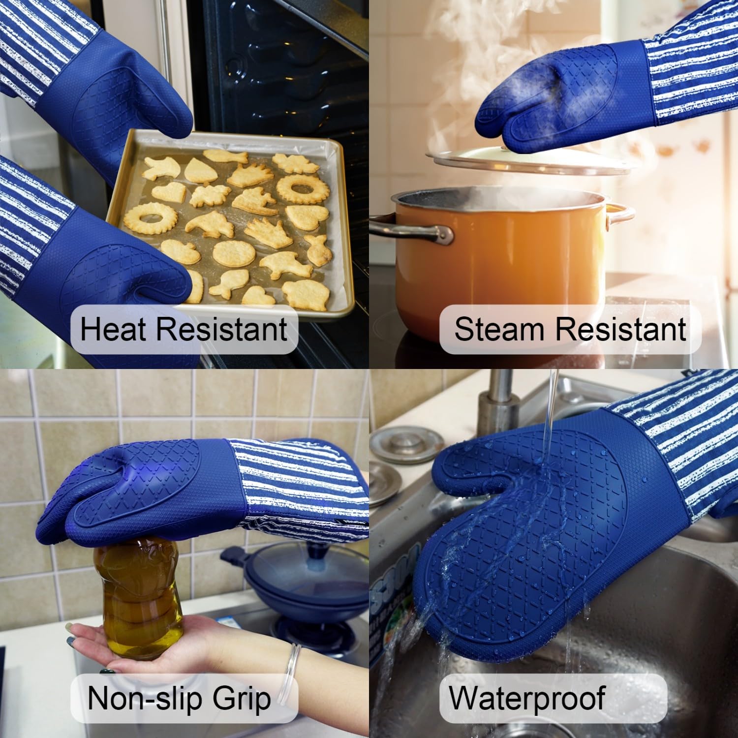 Guantes Alselo protegen ante calor, agua caliente y vapor.