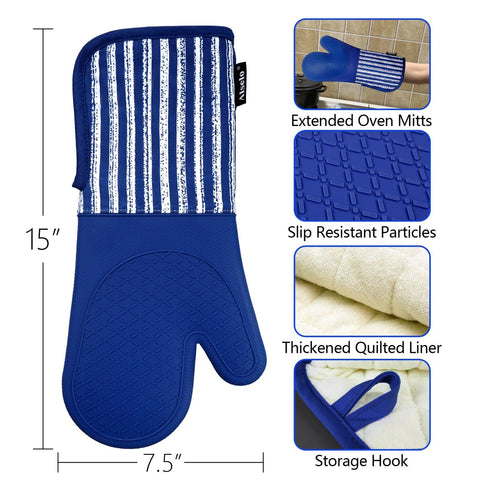 Guantes Alselo antideslizantes con textura diamante para agarre seguro.