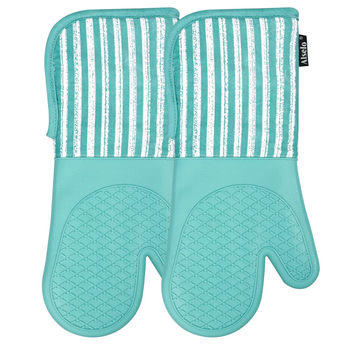 Set de 2 guantes Alselo para barbacoa y horno.