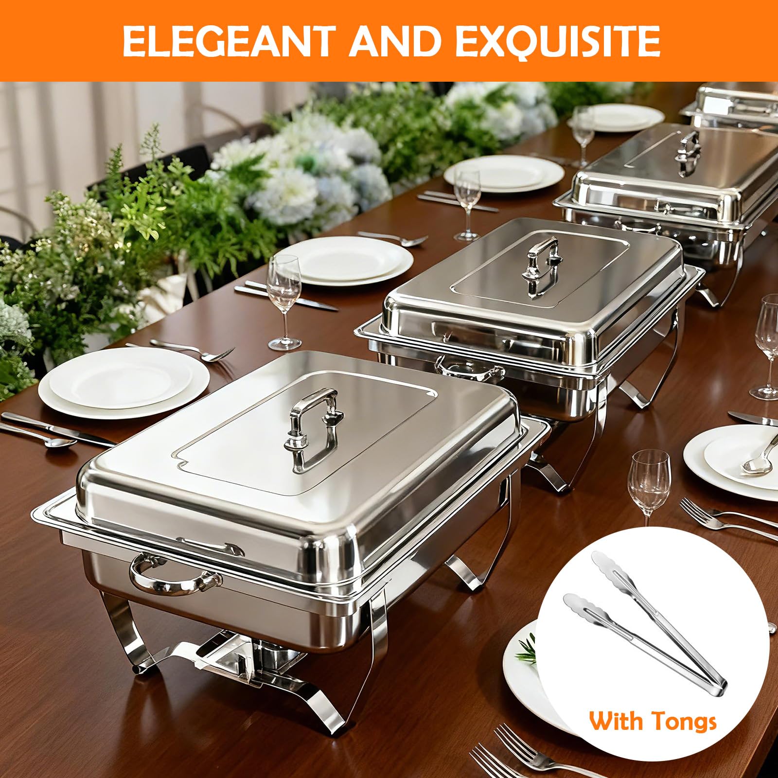 ALSO GO: quemadores para fuentes de buffet, mantiene alimentos calientes.