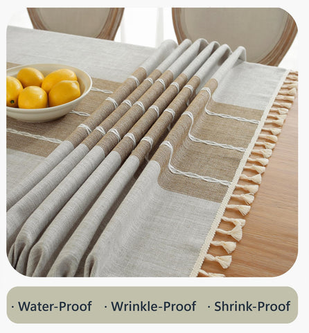 Mantel Alsoo de 55x75 pulgadas ideal para 4-6 comensales.