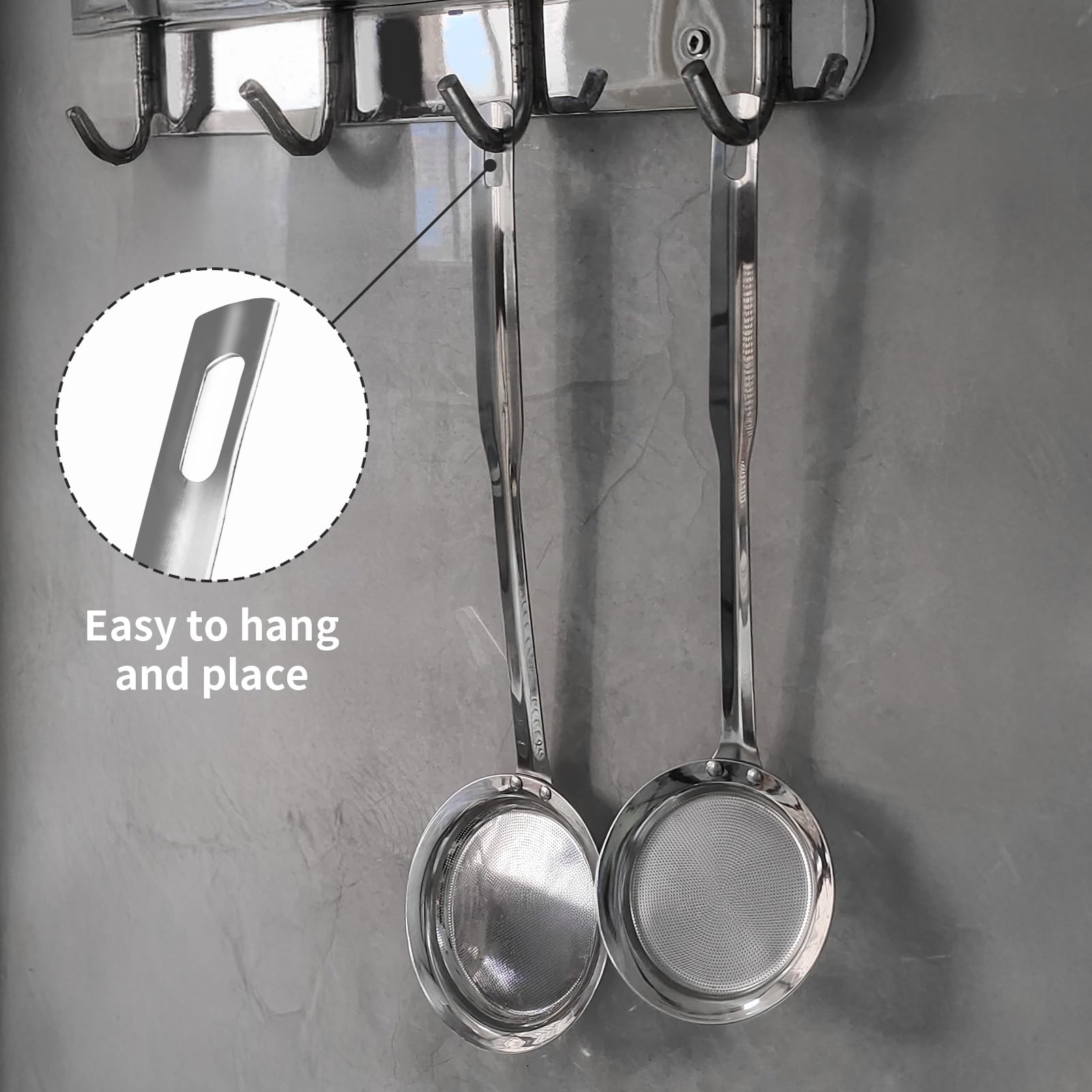 Altnsac colador de malla fina apto para cocina, restaurantes y hogar.