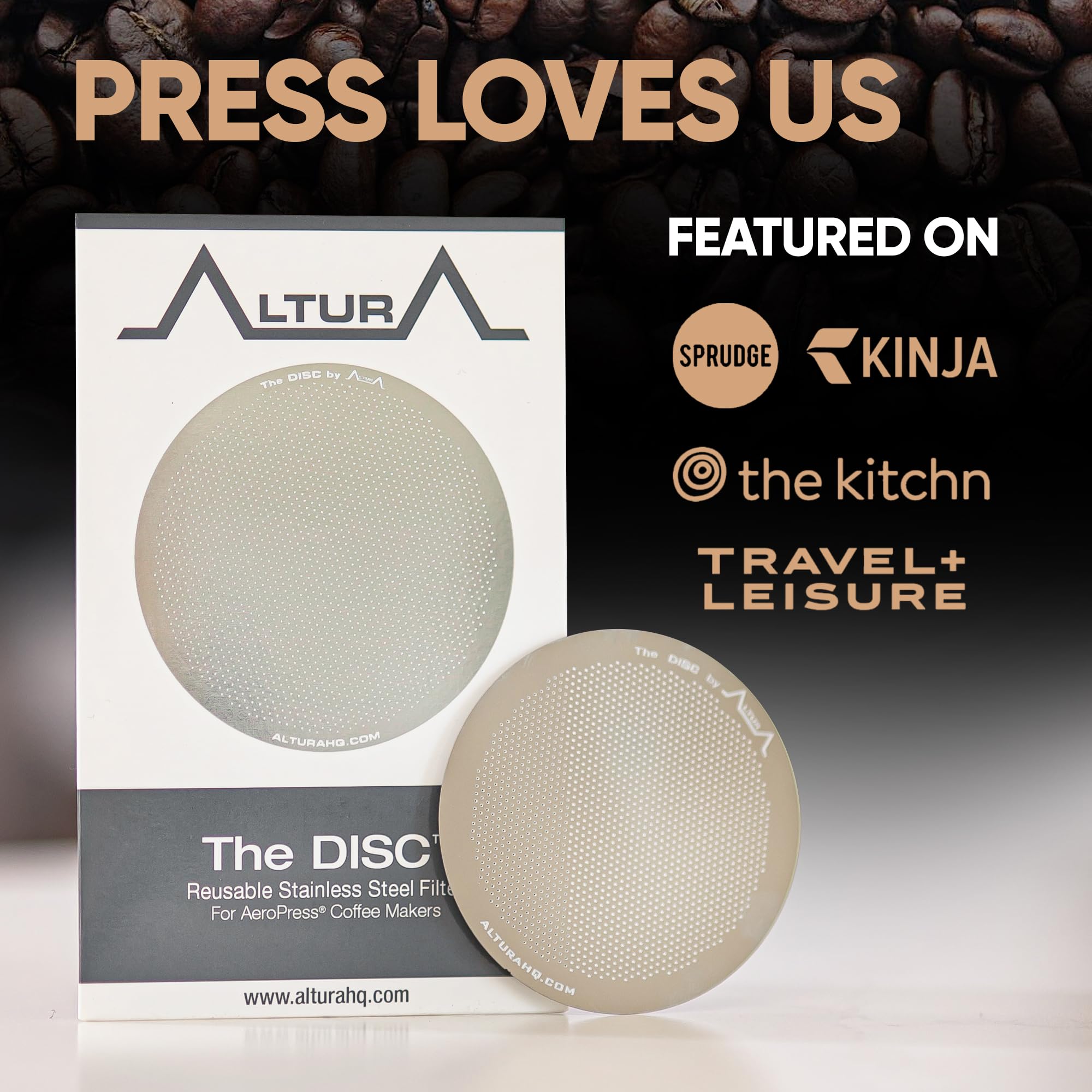 ALTURA The DISC: aporta cuerpo y sabor pleno en cada extracción.
