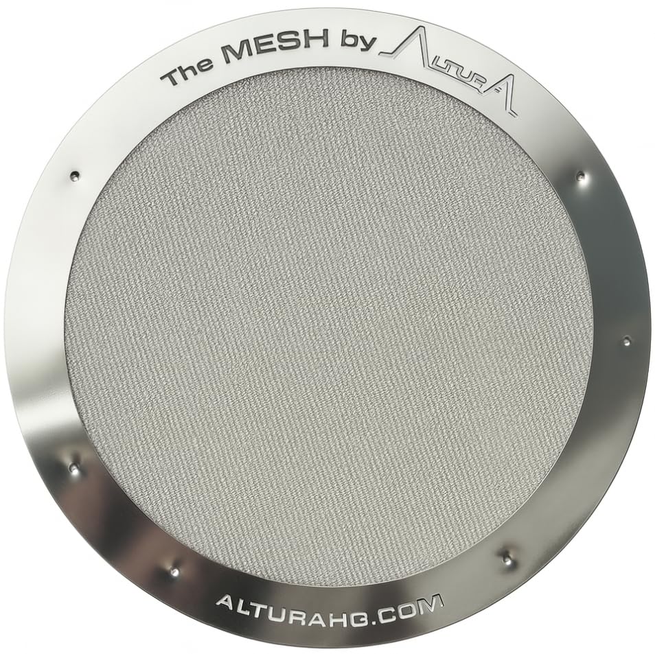 ALTURA filtro MESH de acero inoxidable para AeroPress, sabor más rico sin papel.