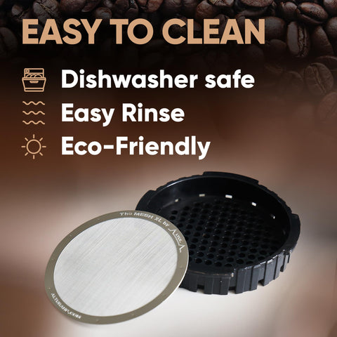 Altura MESH XL en AeroPress, ideal para viajeros que buscan cero residuos.