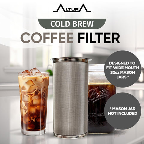 Altura The TUBE, malla filtrante para café frío, infusiones claras.