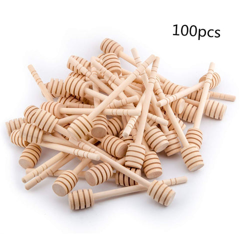 Alytimes juego de 100 piezas de palitos dispensadores de miel, práctico para eventos.