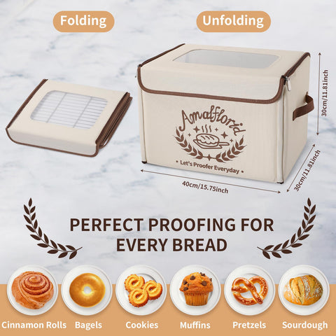 Proofer Amalflorid para yogur y fermentos suaves en casa
