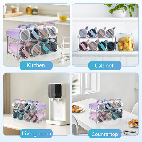 Organización vertical para maximizar espacio de la cocina con Amaoot.
