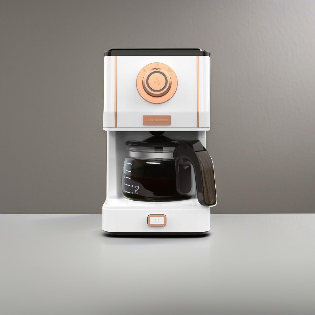 AMASTE máquina de café retro mantiene caliente hasta 30 minutos para reuniones