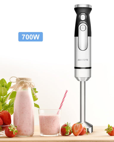 Amateys batidora de 700 W para texturas suaves y rápidas.