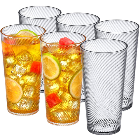 Vaso Amazing Abby Breeze 30oz claro, perfecto para bebidas frías.