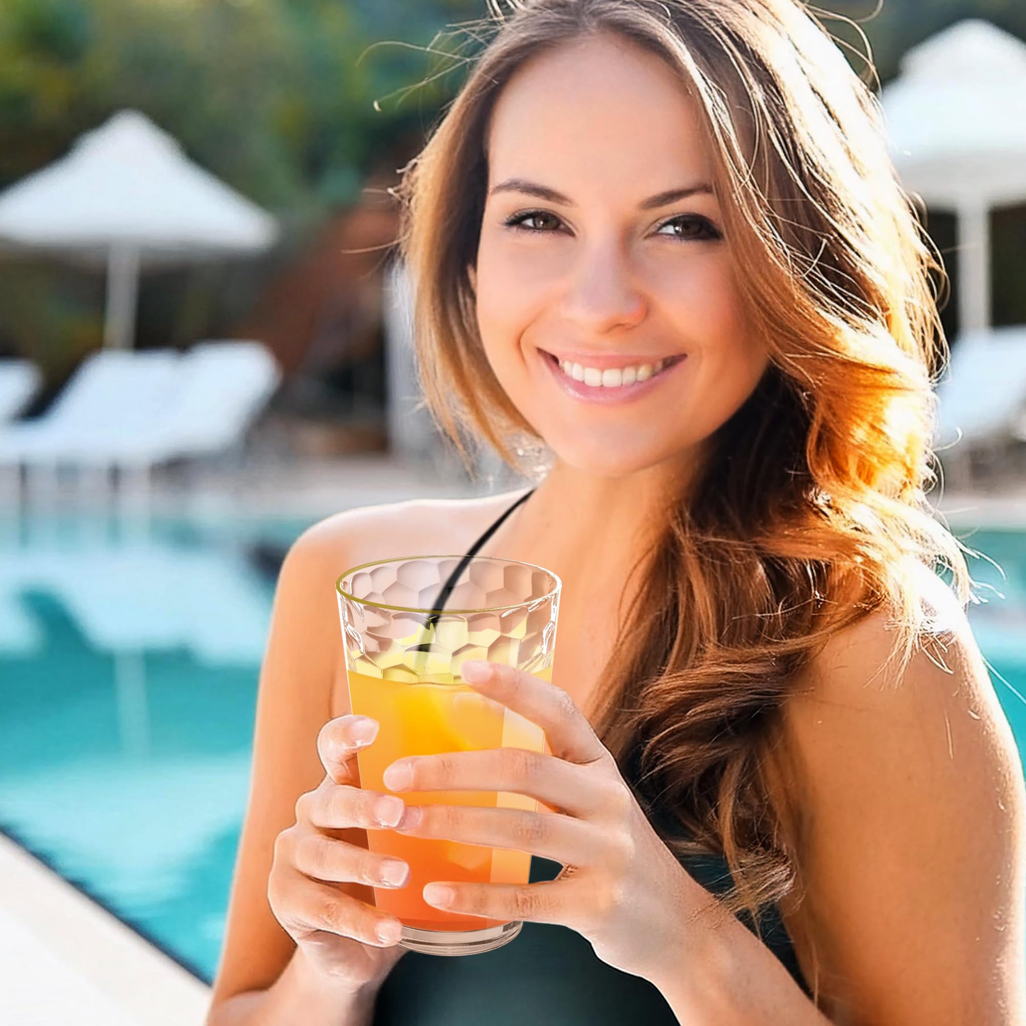 Amazing Abby Iceberg 24 onzas: vaso ampliado para bebidas frías y infusiones.