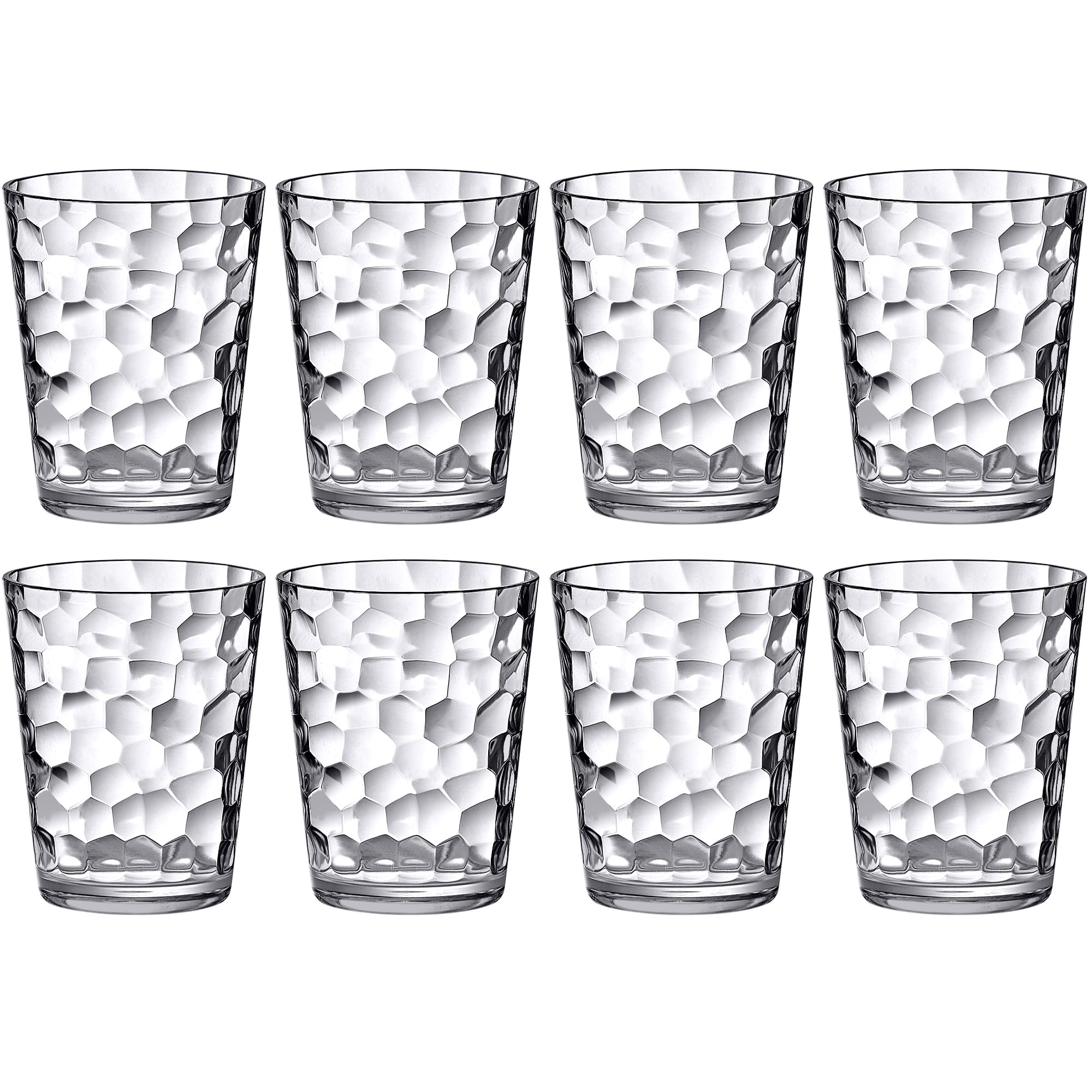 Vasos apilables de Amazing Abby Iceberg para ahorrar espacio.