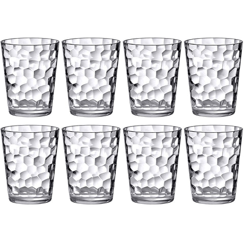 Vasos apilables de Amazing Abby Iceberg para ahorrar espacio.